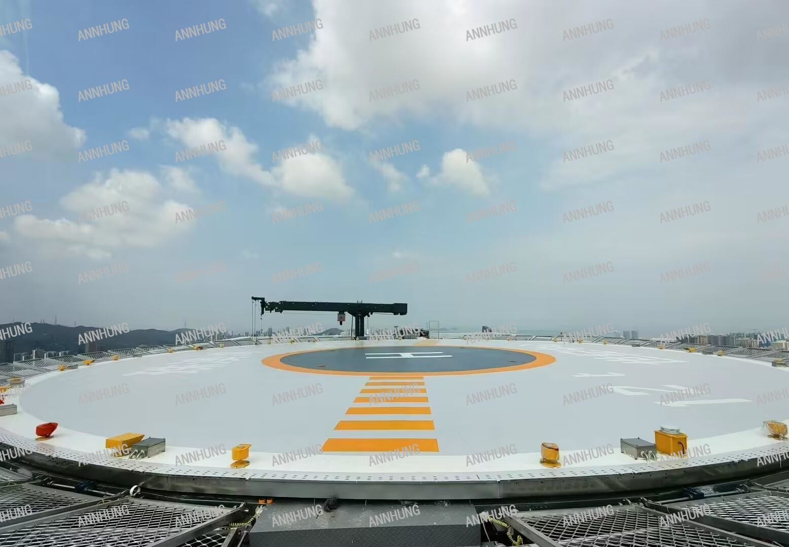 najnowsza sprawa firmy na temat Projekt Zhuhai Macao Bay Century Center – oświetlenie lotniska dla helikopterów