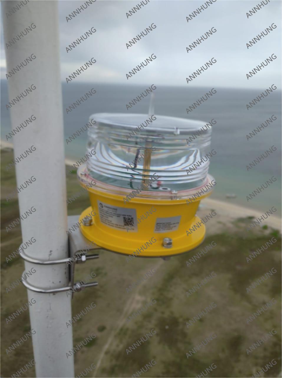 najnowsza sprawa firmy na temat Solar Marine Lantern Installation Case: AH-LS-C IP68 IALA Navigation Lights