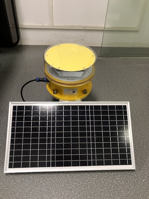 LED Solar Powered Aviation Light Przeszkoda o średniej intensywności Automatycznie od zmierzchu do świtu