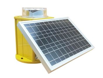 ICAO Solar Obstrukcyjne światło 2000cd Wieża średniej intensywności Waring Type 20W Czerwone migające światło